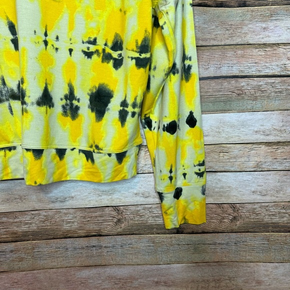 CAbi #6122 Tie Dye Atomic Split Neck Pullover Sweatshirt Top Size Small - Picture 2 of 7